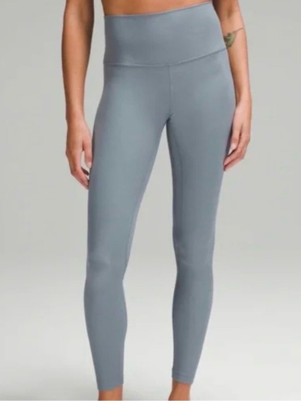 Lululemon Align High Rise ribbed Pant Belgian Blue size 4